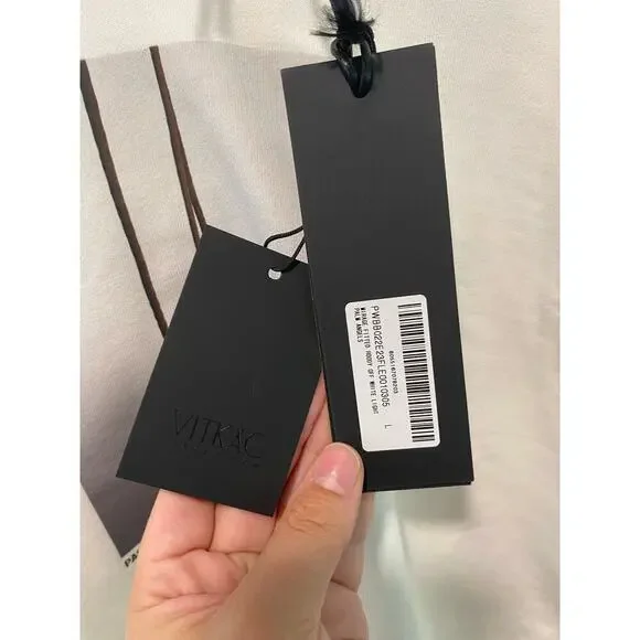 Palm Angels NWT Mirage Fitted Hoody in Off White Light Grey - Picture 14 of 16